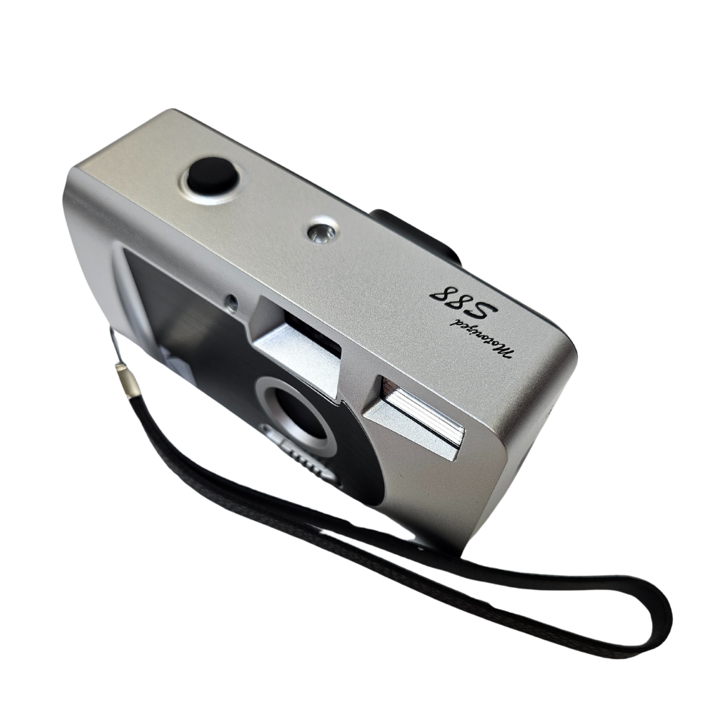 Kodak S88 Motorised 35mm Reusable Film Camera - Silver/Black