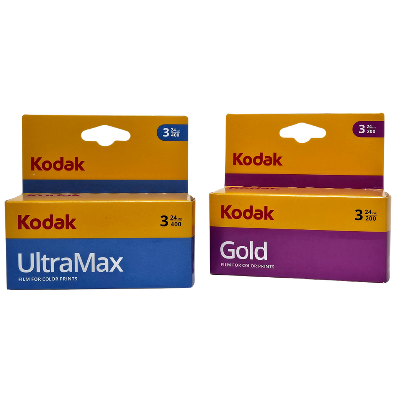 Kodak Gold &amp; Ultramax Triple Pack 35mm Film Bundle