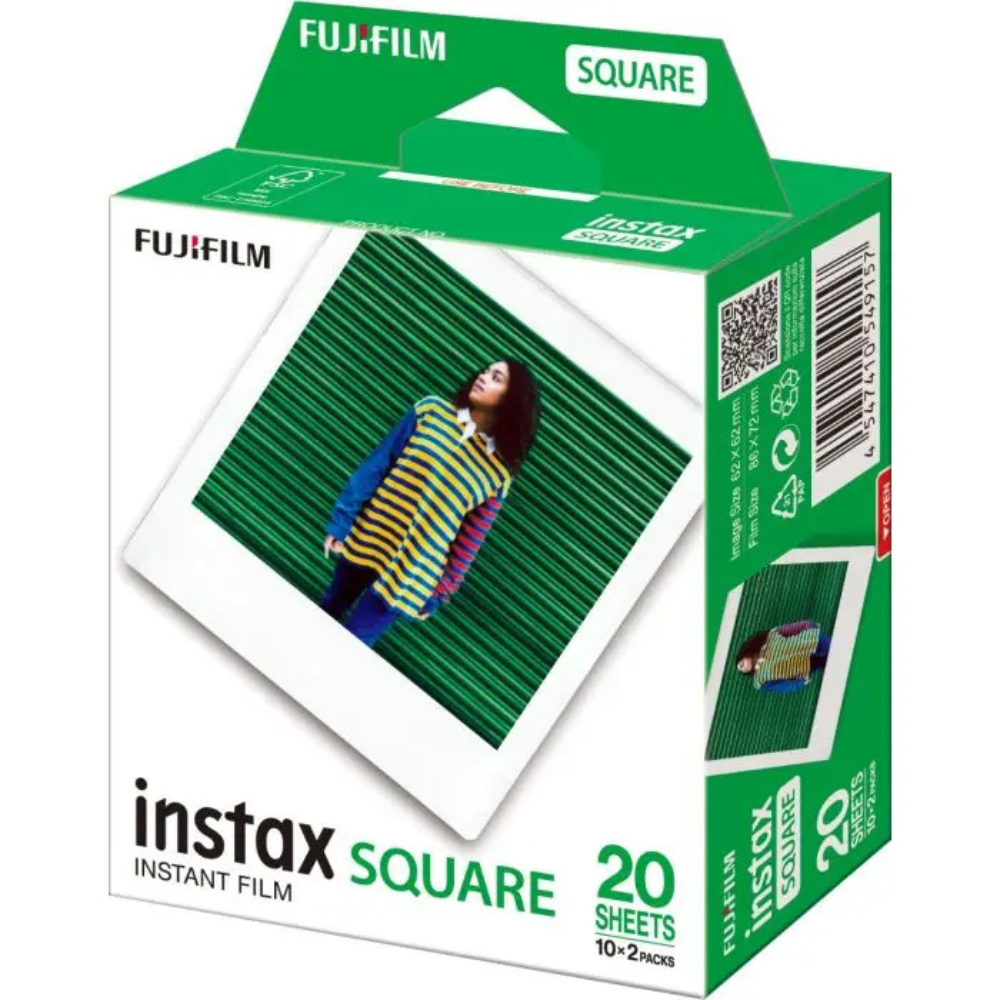 Fuji Instax SQUARE Film Twin Pack (20 Shots)