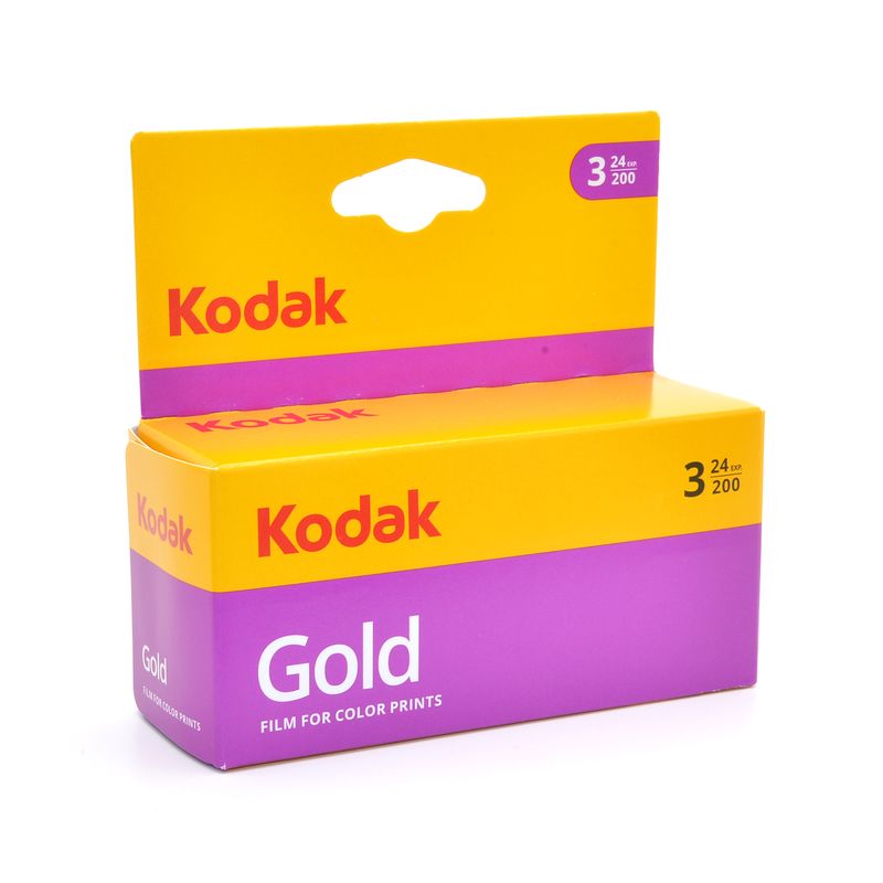 Kodak Gold 200 24exp 35mm Film - Triple Pack
