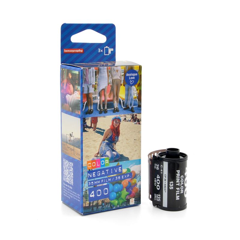 Lomography Colour Negative 400 36exp 35mm Film - Pack of 3