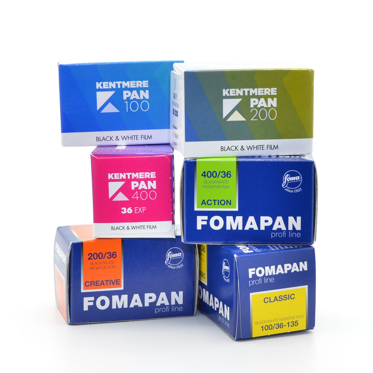 Black &amp; White Essentials 35mm Film Bundle