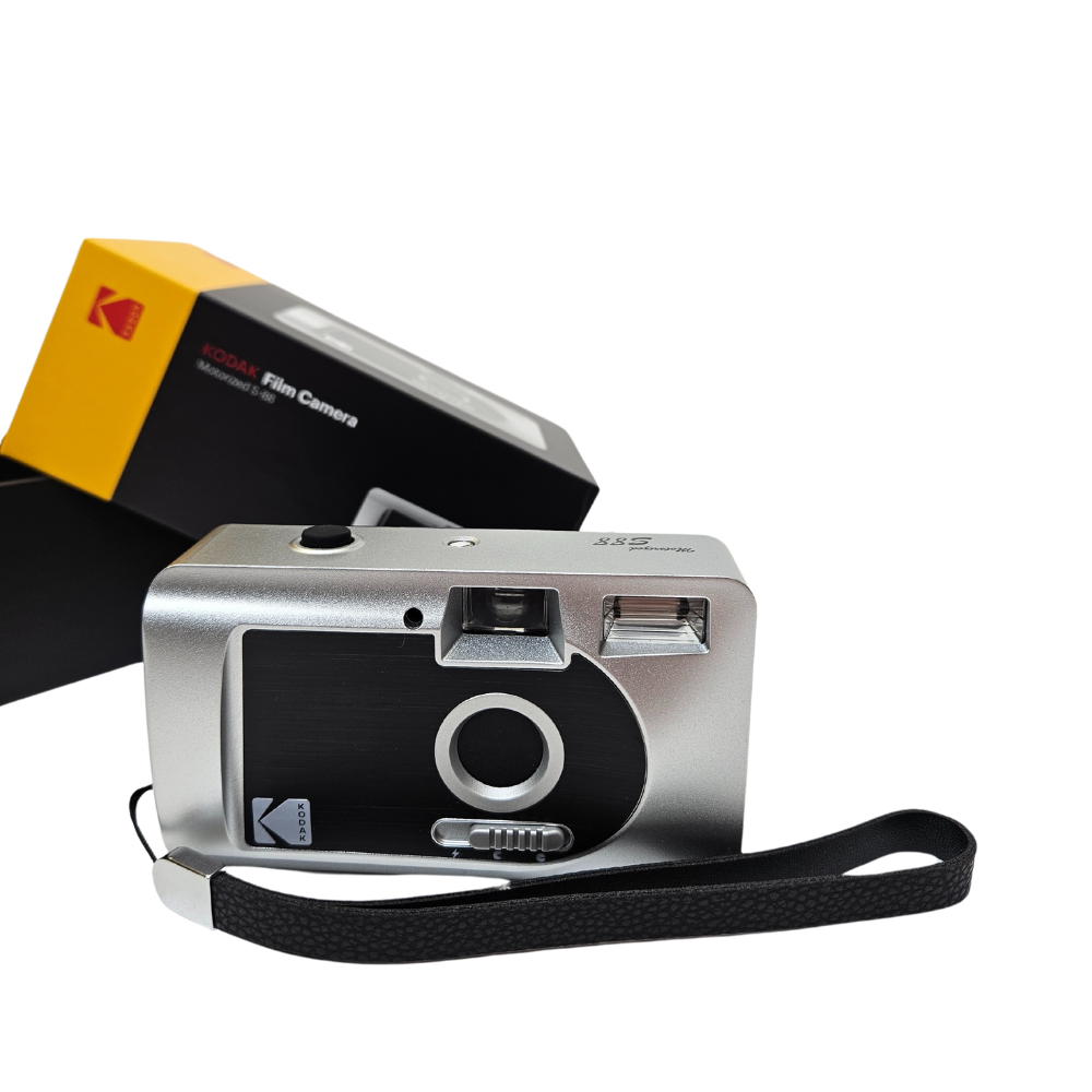 Kodak S88 Motorised 35mm Reusable Film Camera - Silver/Black