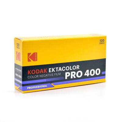 EKTACOLOR PRO 400 Color Negative 120 Film - 5-Pack