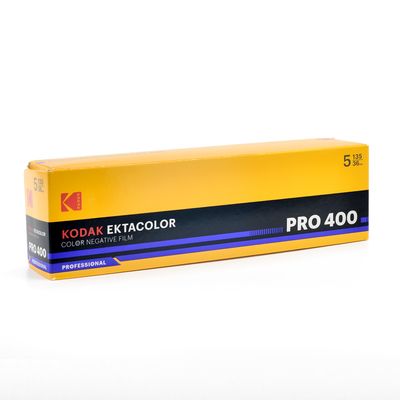 EKTACOLOR PRO 400 Color Negative 35mm Film - 5 Pack