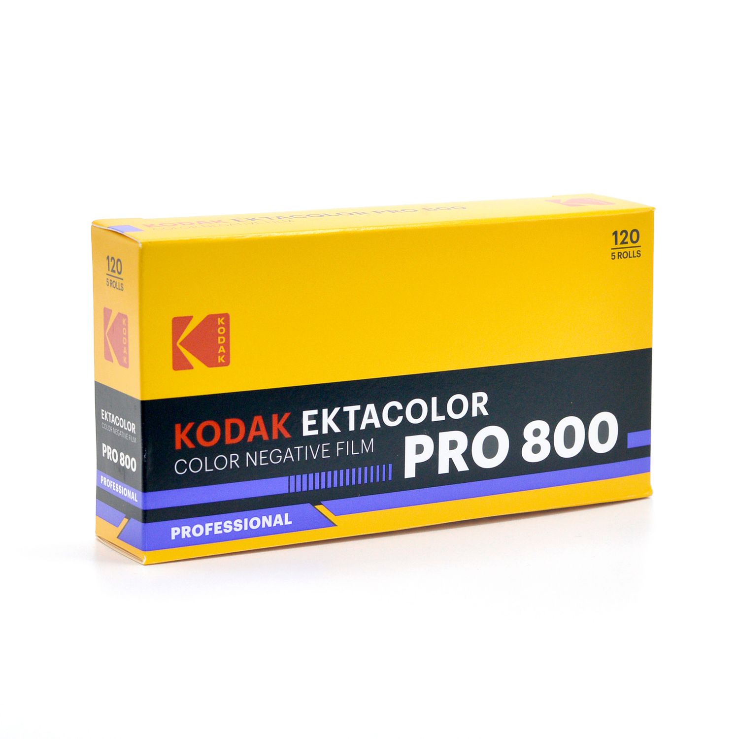 EKTACOLOR PRO 800 Color Negative 120 Film  - 5-Pack
