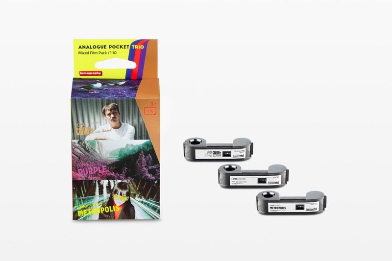 Lomography Analogue Pocket Trio - 110 Film ISO 100-400