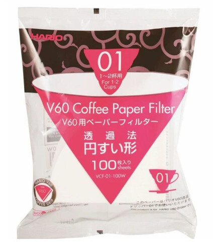 Hario V60 01 Filter Papers x100