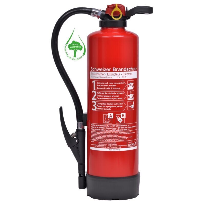 Schaum-Feuerlöscher 6 Liter