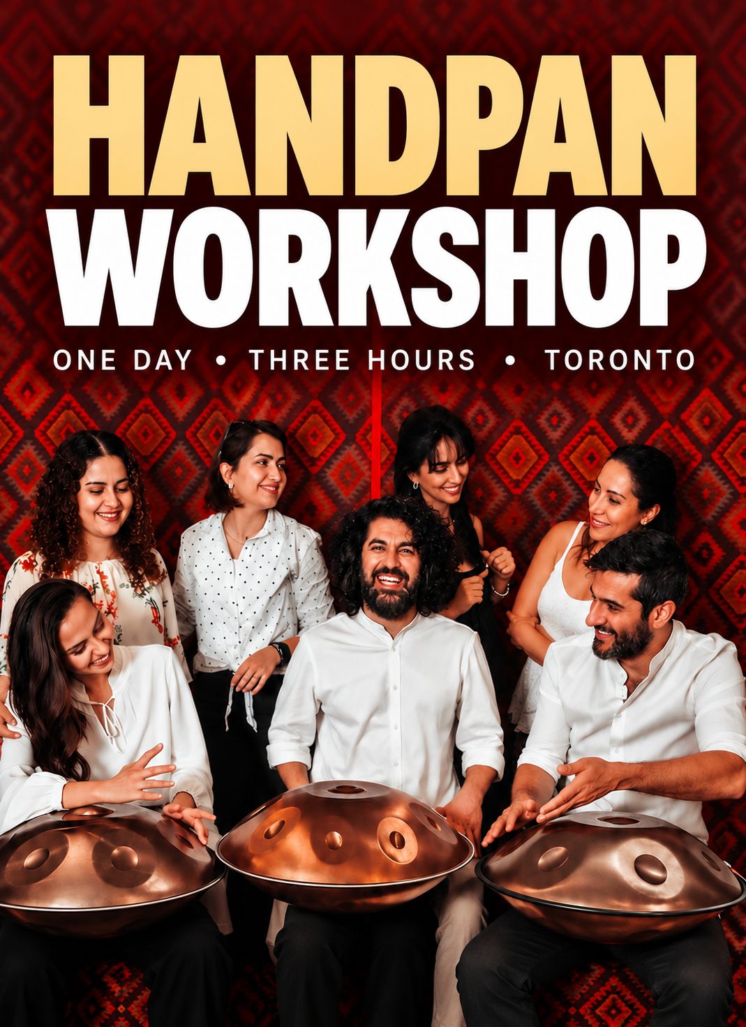 🌟 Beginner Handpan Workshop — 3 Hours | Toronto | Sep 20