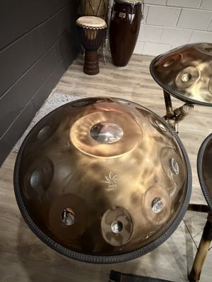 Maple Premium Handmade Handpan  9 OR 10 Notes – Advanced Acoustic Technology, Precision Tuning, Deep Resonance &amp; Rich Harmonics – A True Piece of Art to Feel &amp; Experience + Professional Hard Case