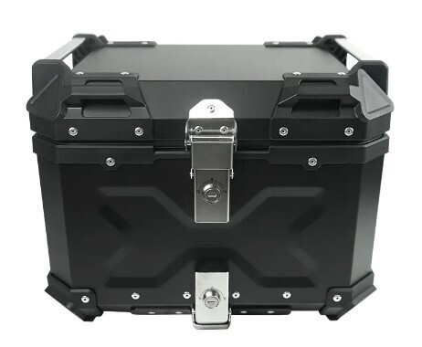 Top Case 45 Ltrs - Aluminium | Black