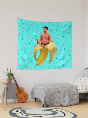 Gibby Banana Tapestry