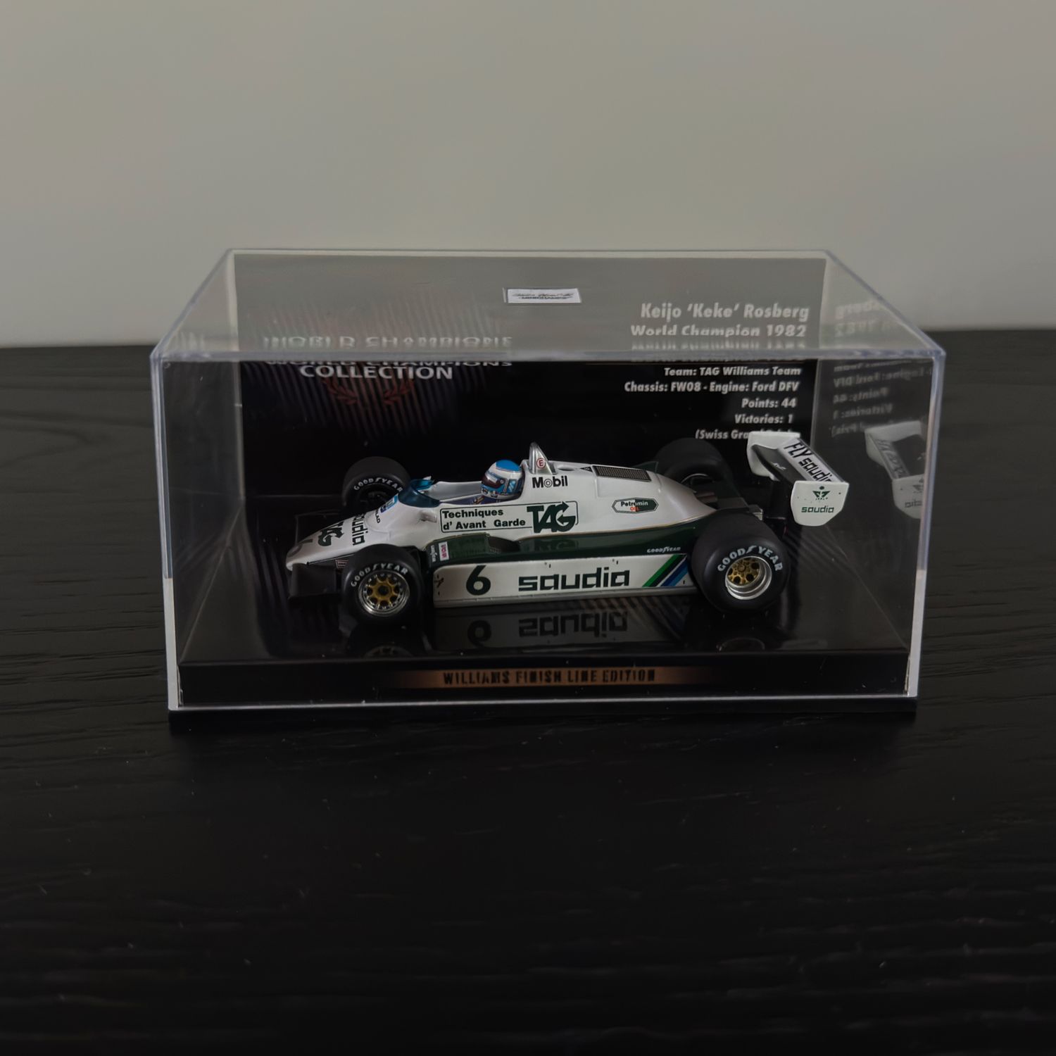 Keke Rosberg Williams FW08 Formula 1 World Champion 1982 1