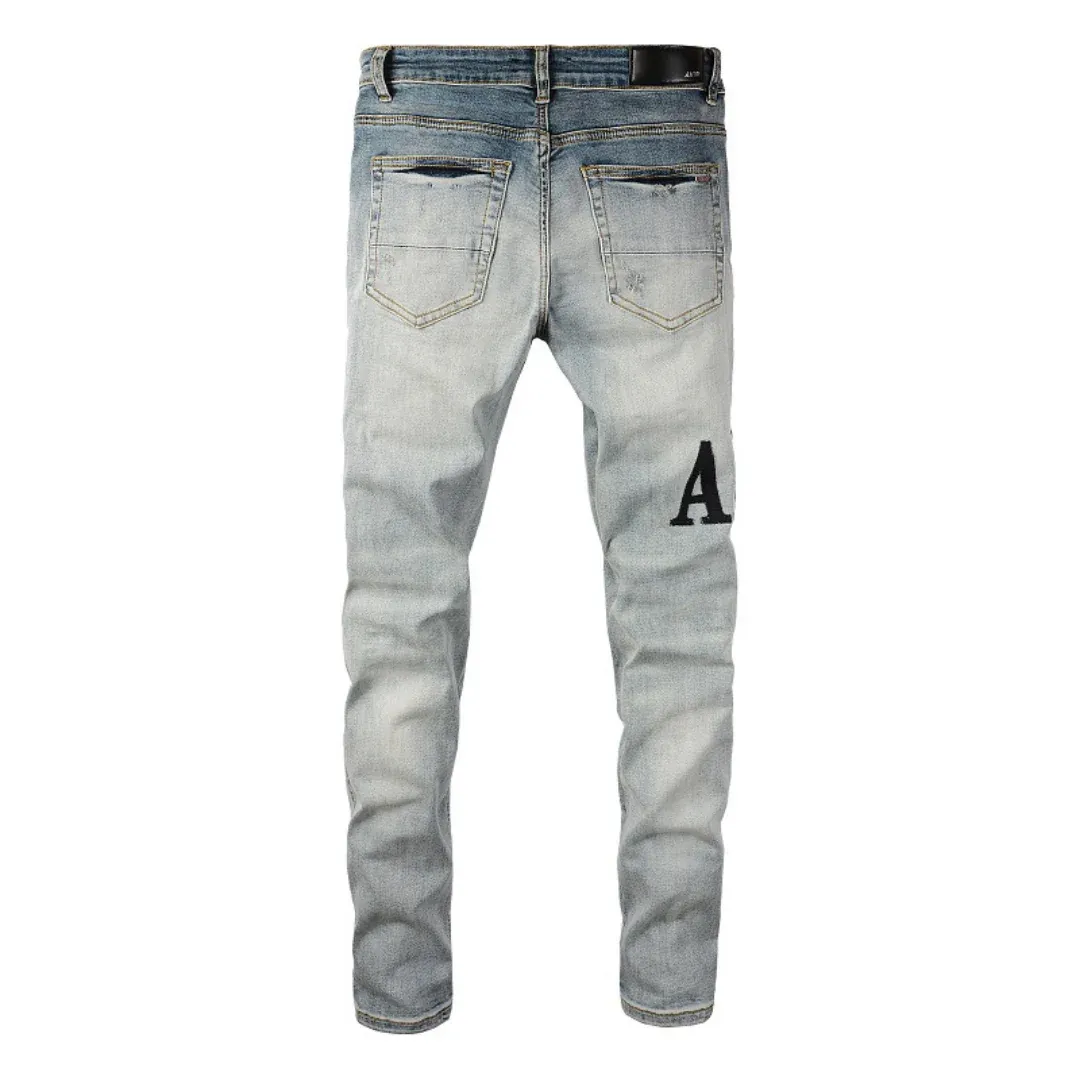 AMIRI BLACK LOGO JEANS