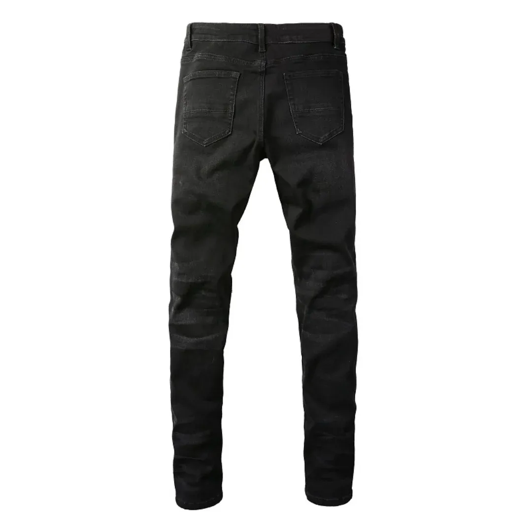 AMIRI BLUE GRADIENT BLACK JEANS