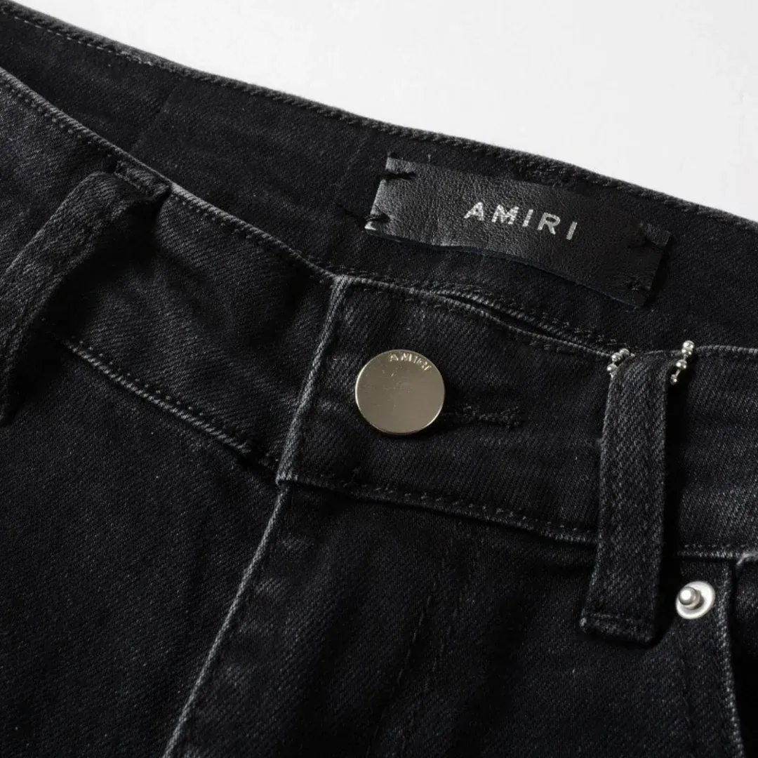 AMIRI RED STAR PATCH JEANS