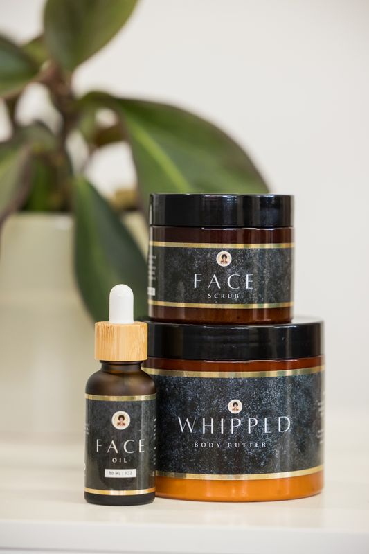 Golden natural glow set