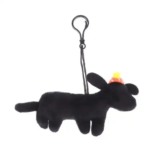dog plush keychains cartoon black keychain cute dolls