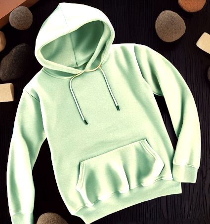 Adult Fleece Premium Hoodie Pullover Laurel Green ( 24 Pcs Box)