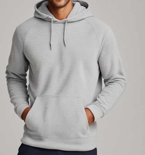 Adult Fleece Premium Hoodie Pullover Sports Grey ( 24 Pcs Box)