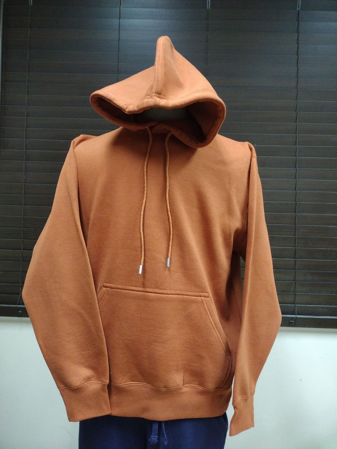 Adult Fleece Premium Hoodie Pullover Texas Orange/Rust ( 24 Pcs Box)
