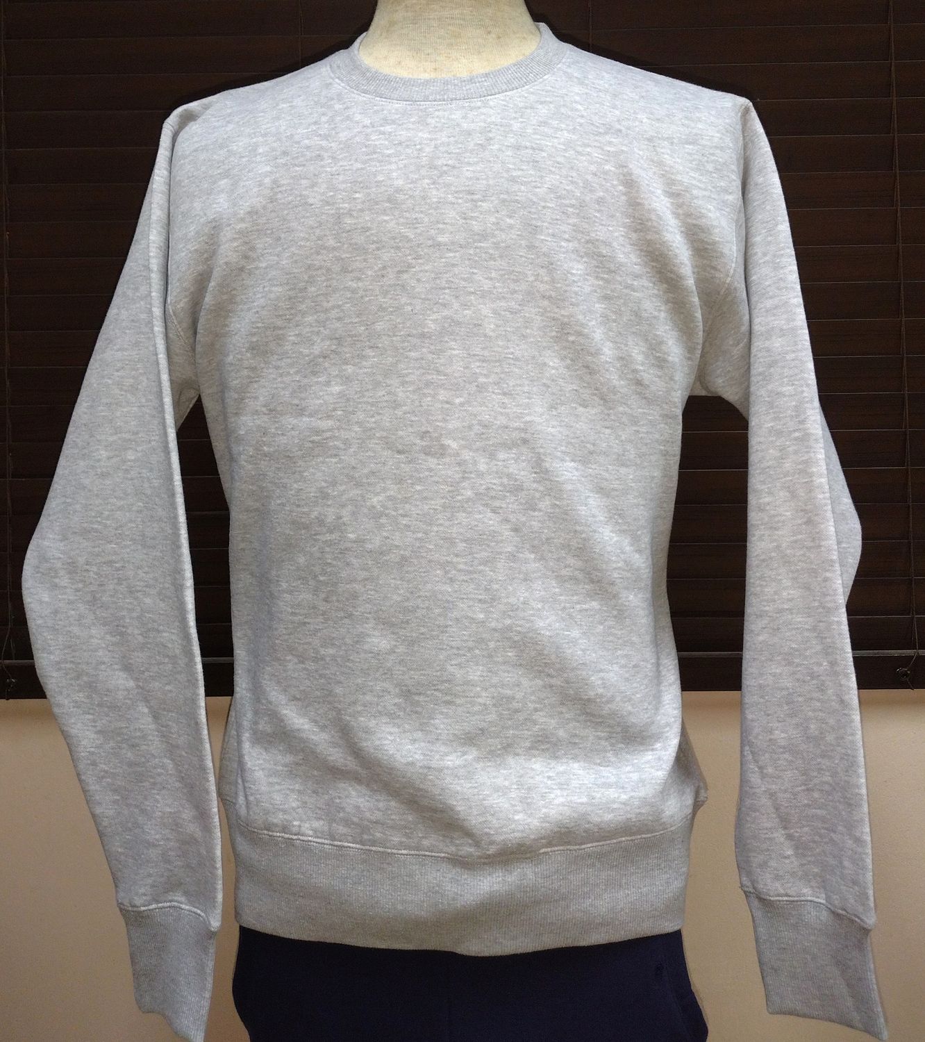 Adult Fleece Premium Crew Neck Sweatshirt Sports Grey ( 24 Pcs Box)