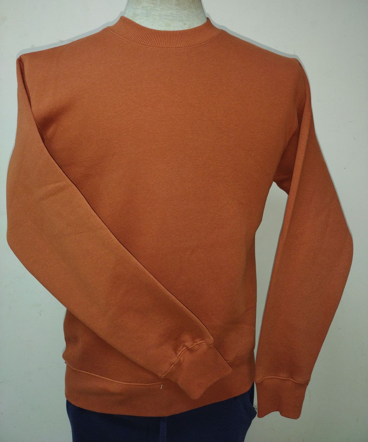 Adult Fleece Premium Crew Neck Sweatshirt Texas Orange / Russet ( 24 Pcs Box)