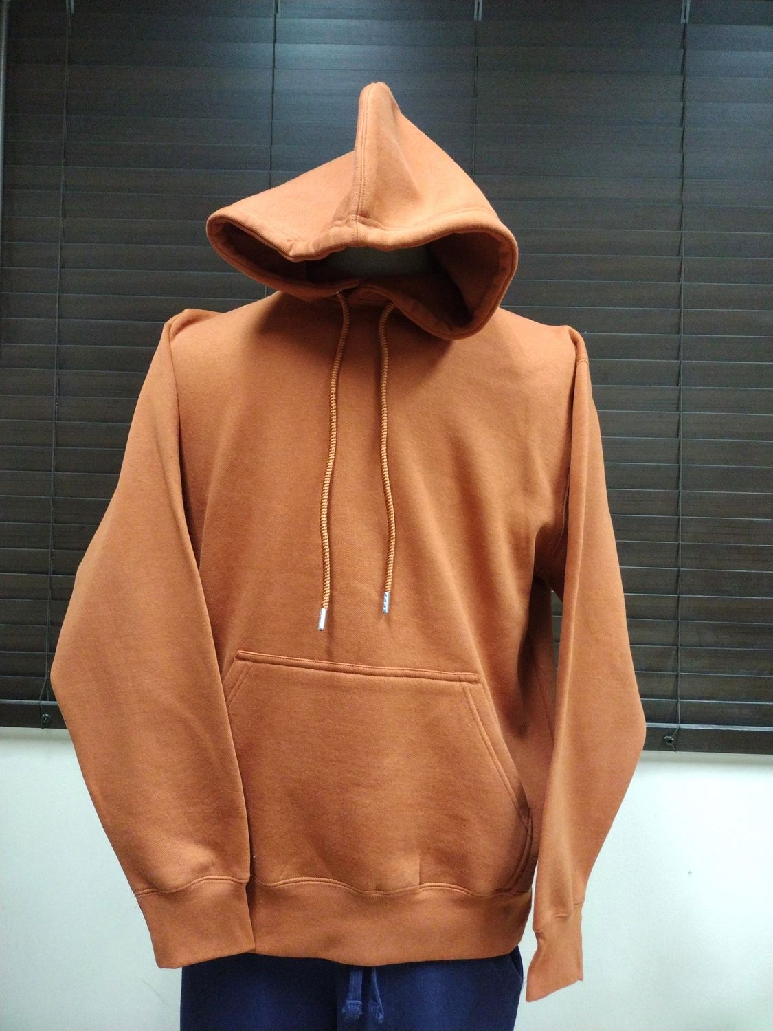 Adult Fleece Premium Hoodie Pullover Texas orange/ Russet