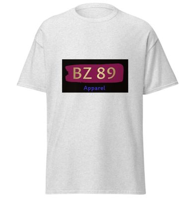 BZ-89 Printed Deluxe Short Sleeve Round Neck Jersey T Shirt White