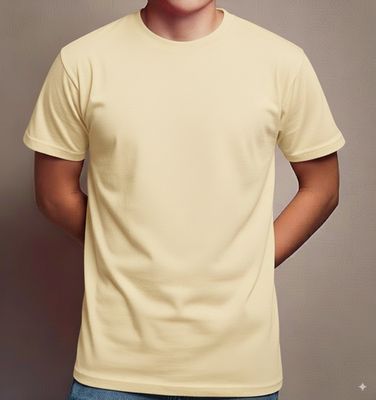 Deluxe Short Sleeve Round Neck Jersey T Shirt Sandshell / Beige ( 72 Pcs Box)