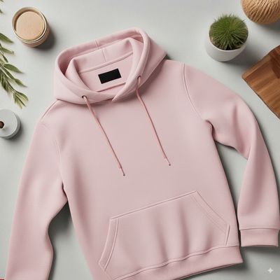Adult Fleece Premium Hoodie Pullover Pink