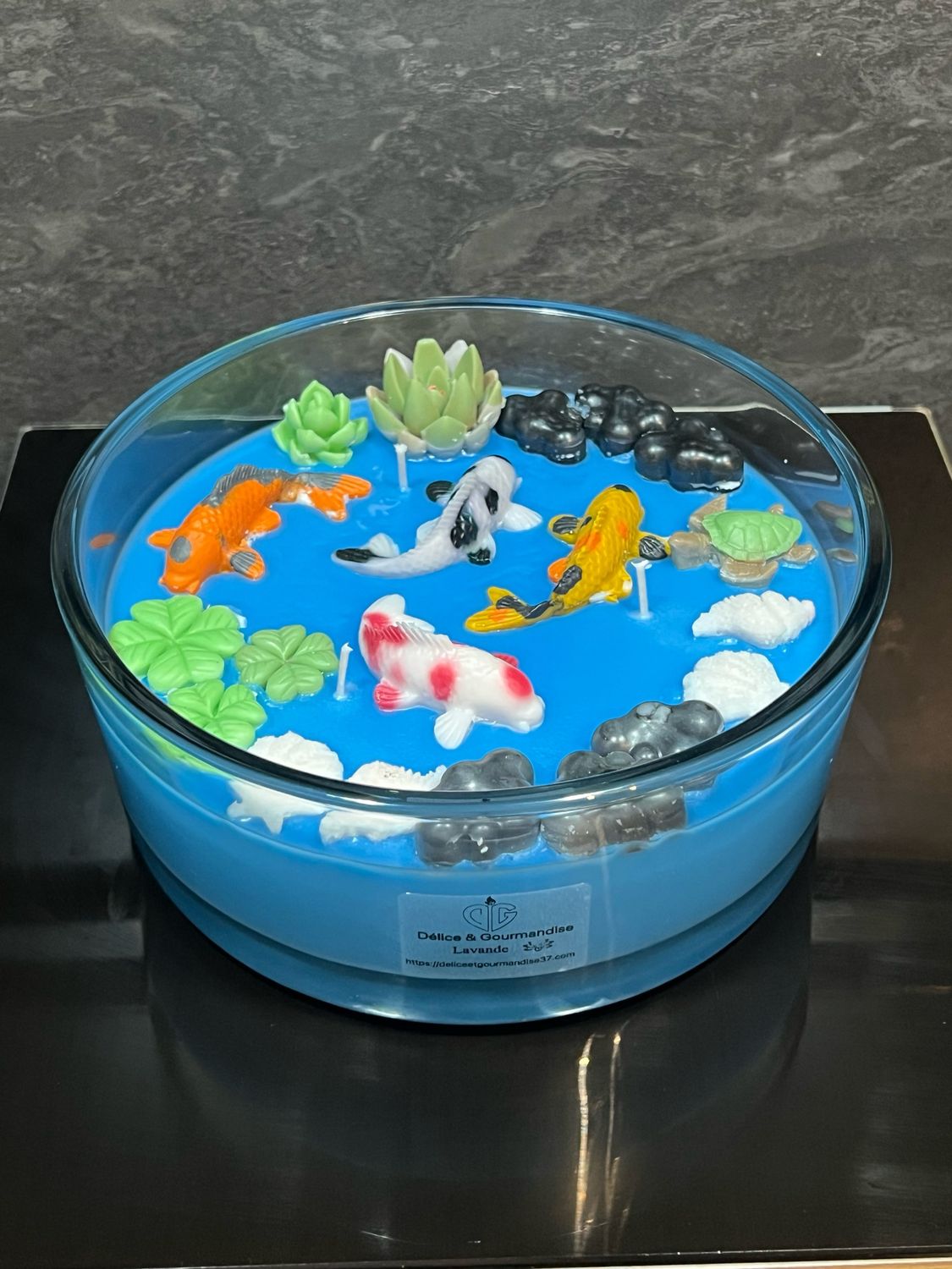Bougie Centre de Table Aquarium 🐠