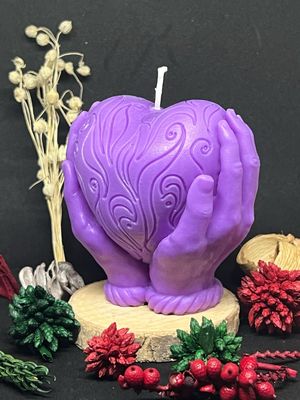 Bougie coeur fondant | Cosmétiques Quiberon