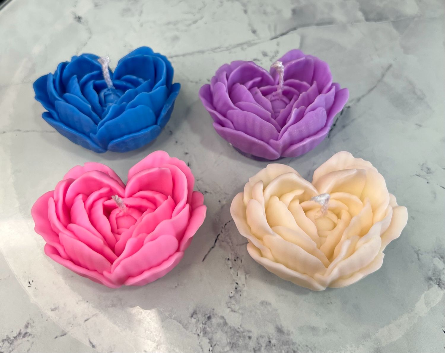 Bougie Fleur Cœur 🌸 #4