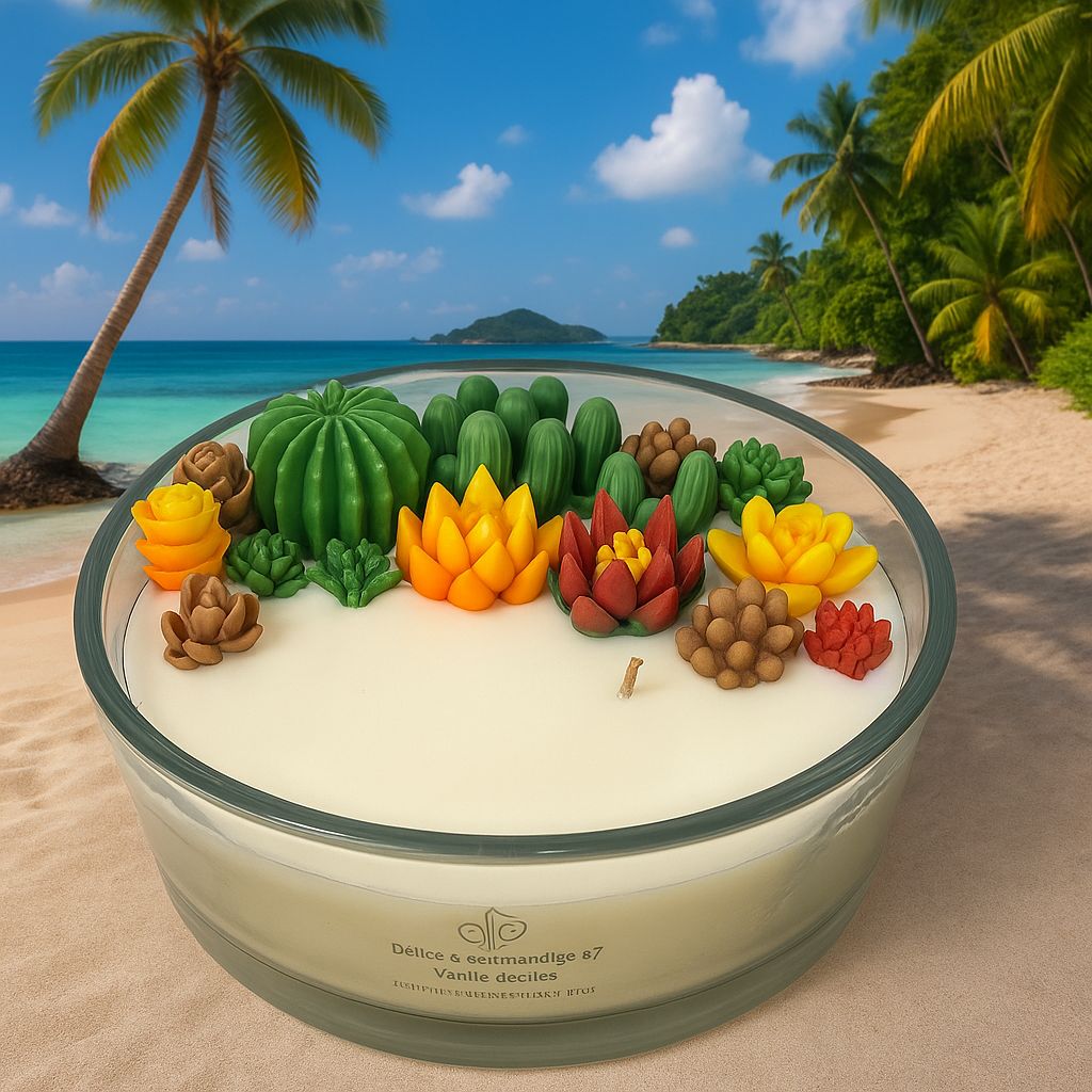 Bougie Centre de Table Cactus 🌵