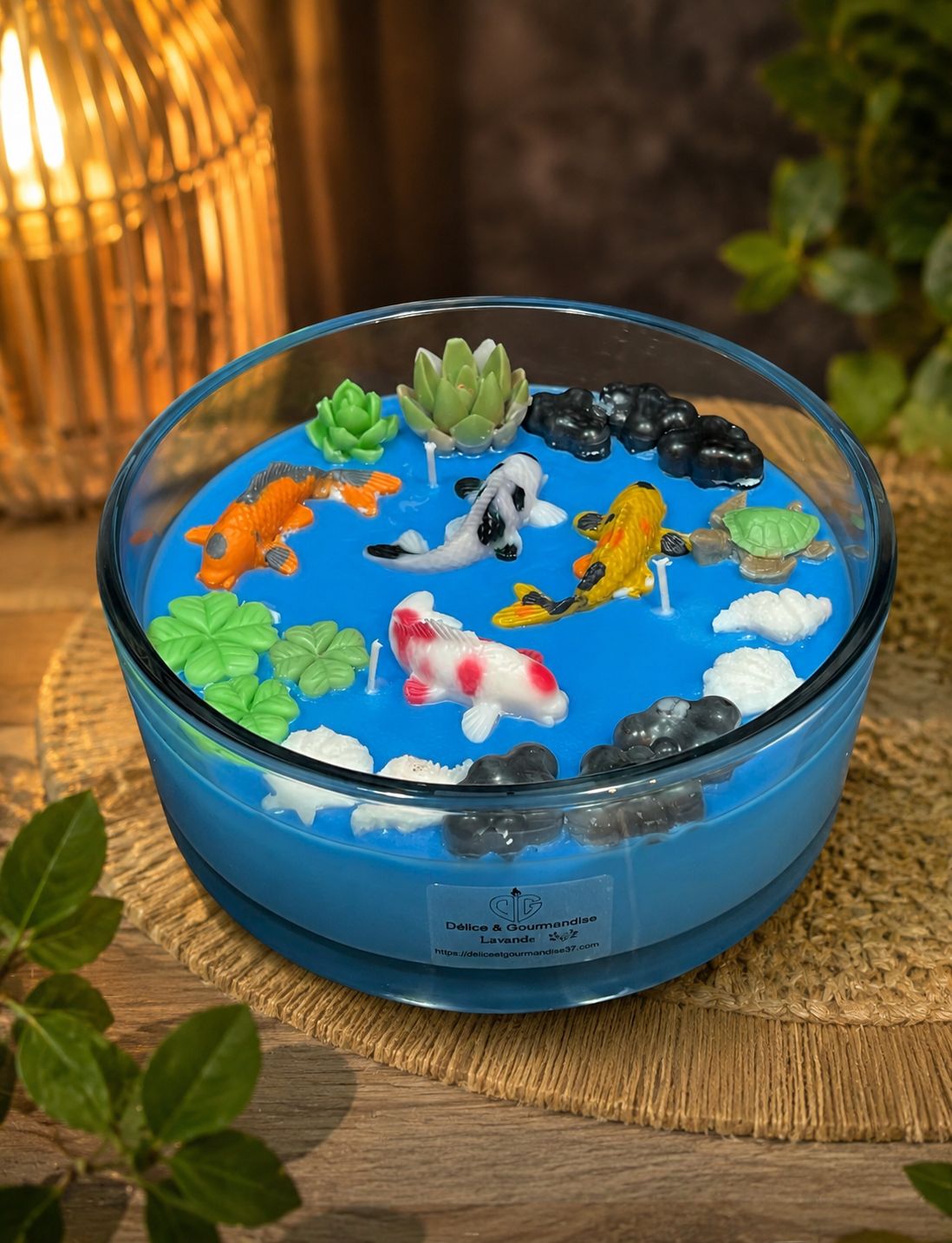 Bougie Centre de Table Aquarium 🐠