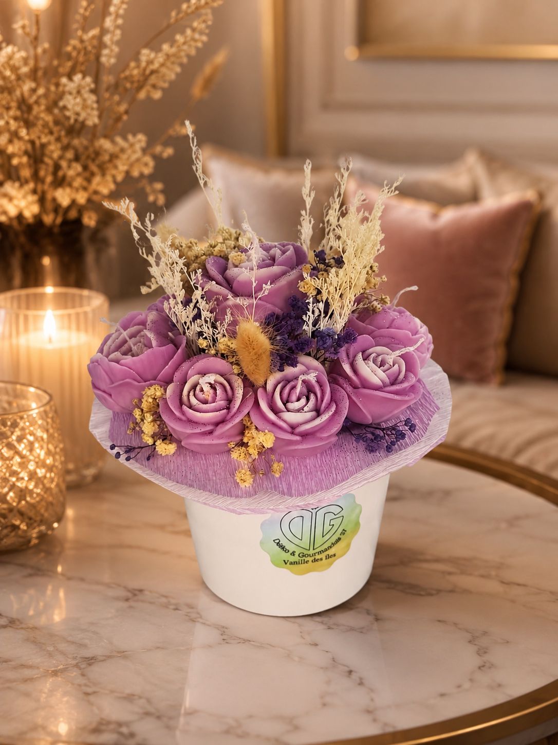 Bougie Bouquet de Fleurs 💐 #3