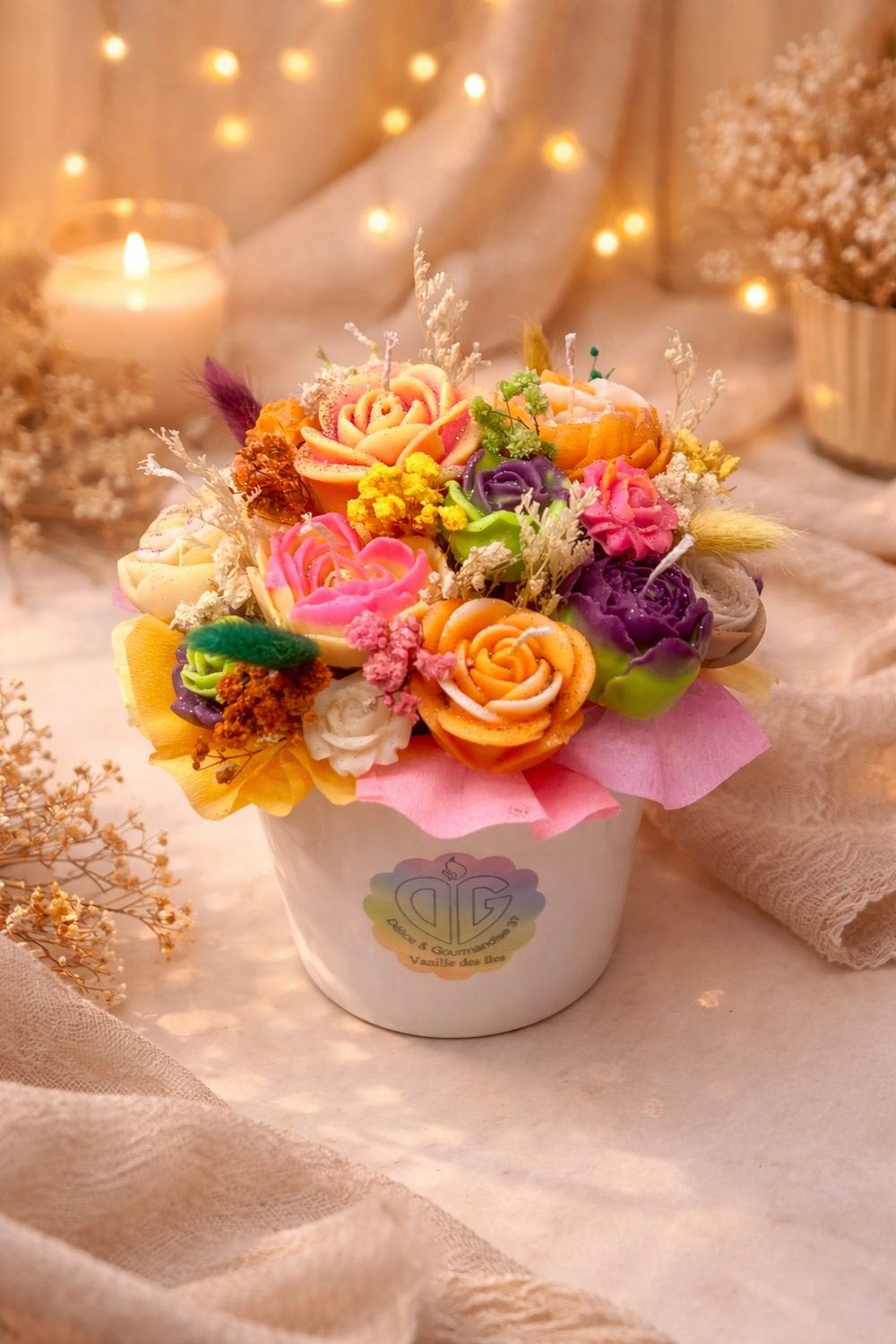 Bougie Bouquet de Fleurs 💐 #6