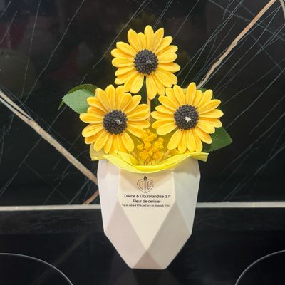 Bougie Bouquet tournesol 🌻