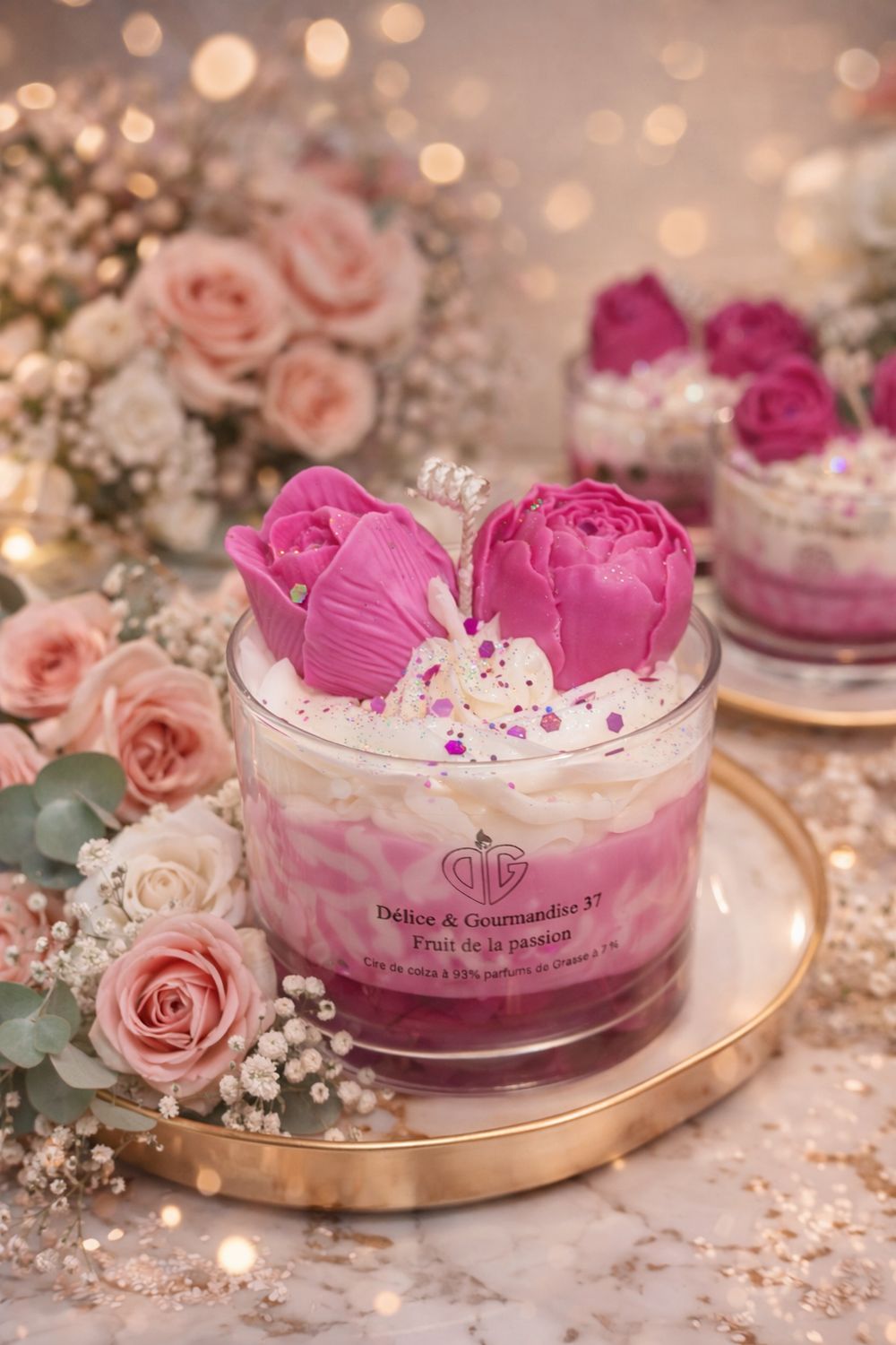 Bougie Gourmande Florale