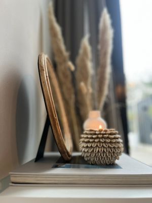 Schelpen windlicht Alea