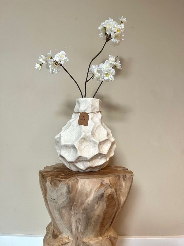 Vaas beige keramiek