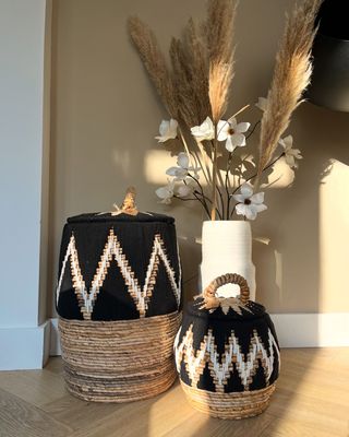 Zeegras mand zwart M