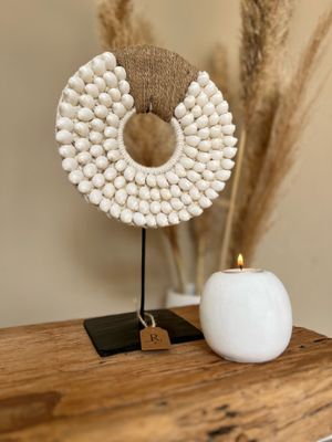 Schelpen ornament en touw