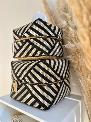 Offermand XXL zwart/beige