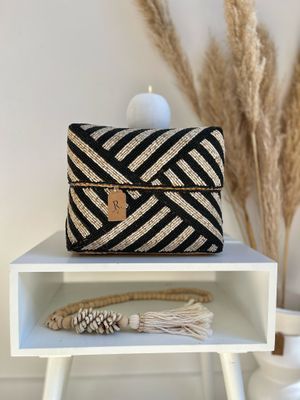 Offermand XXL zwart/beige
