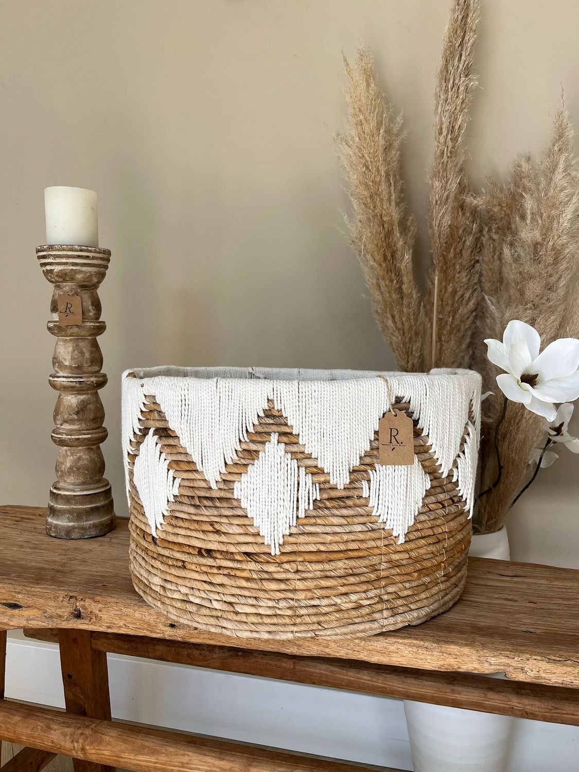 Seagrass mand white