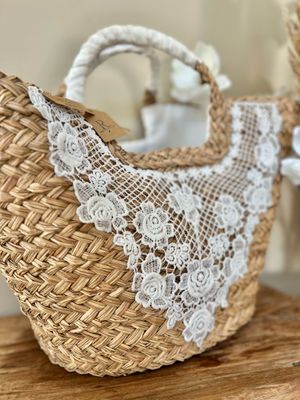 Strandtas white