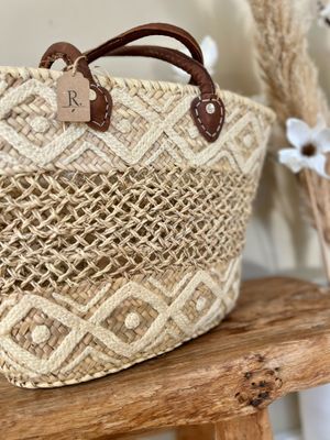 Strandtas met lang hengsel